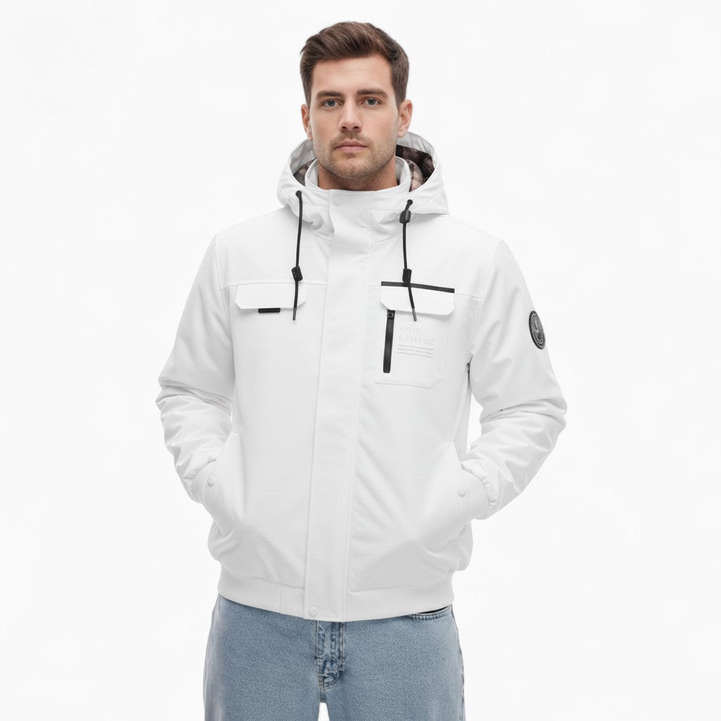 MATHIEU Hooded Zipper Jacket
