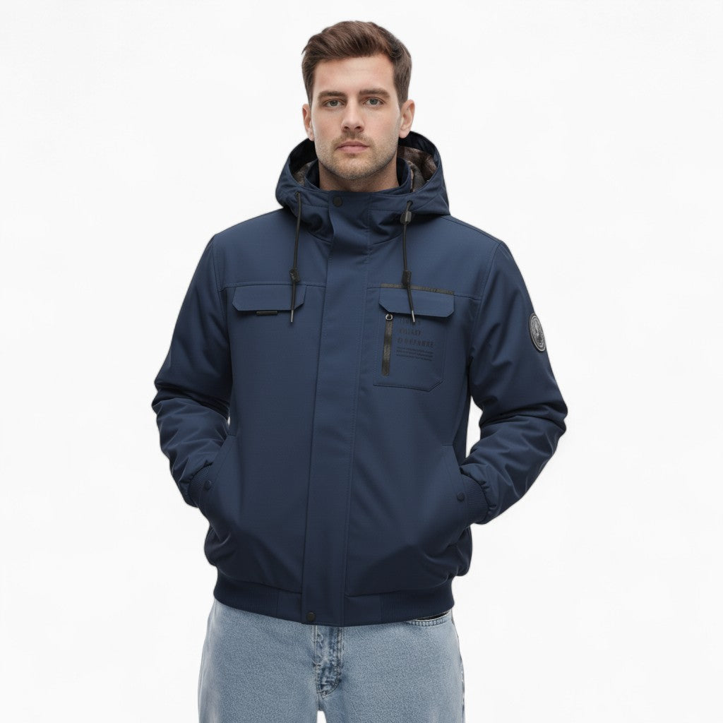 MATHIEU Hooded Zipper Jacket