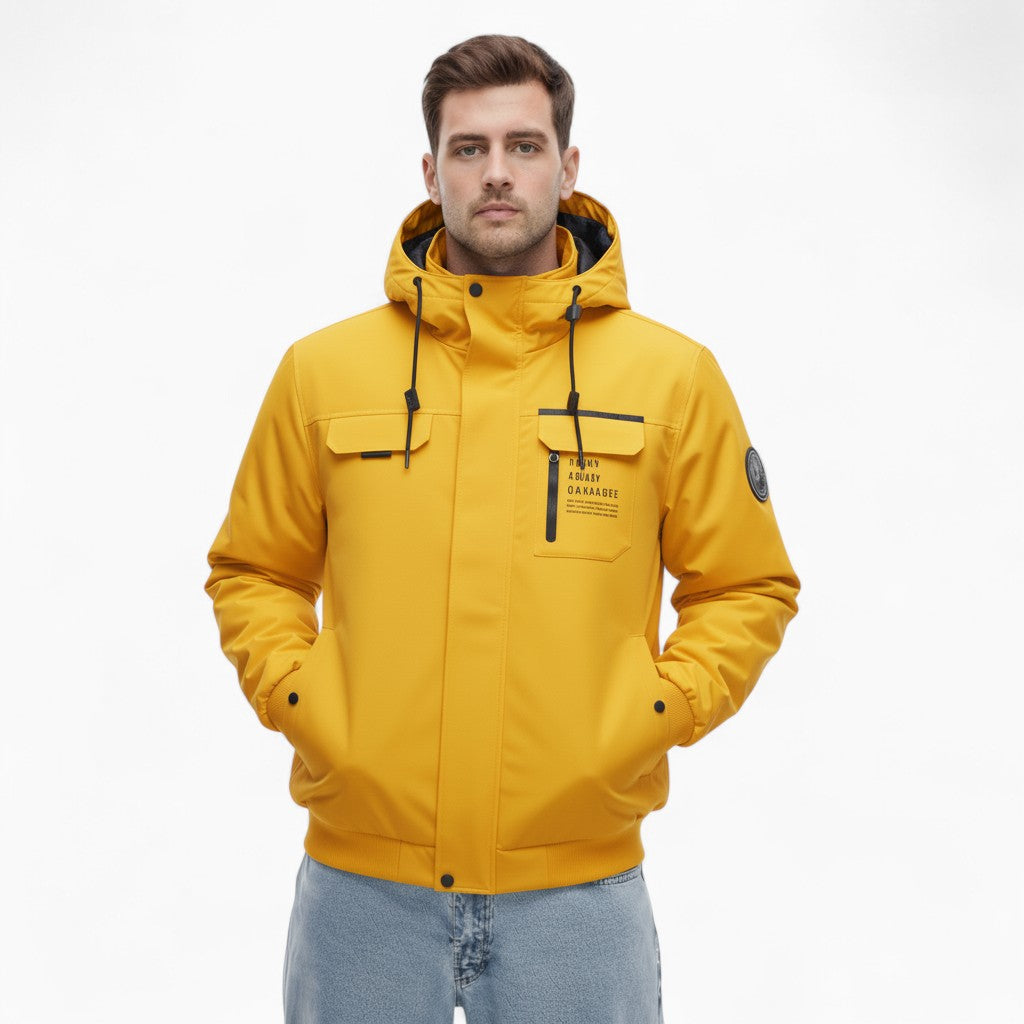 MATHIEU Hooded Zipper Jacket