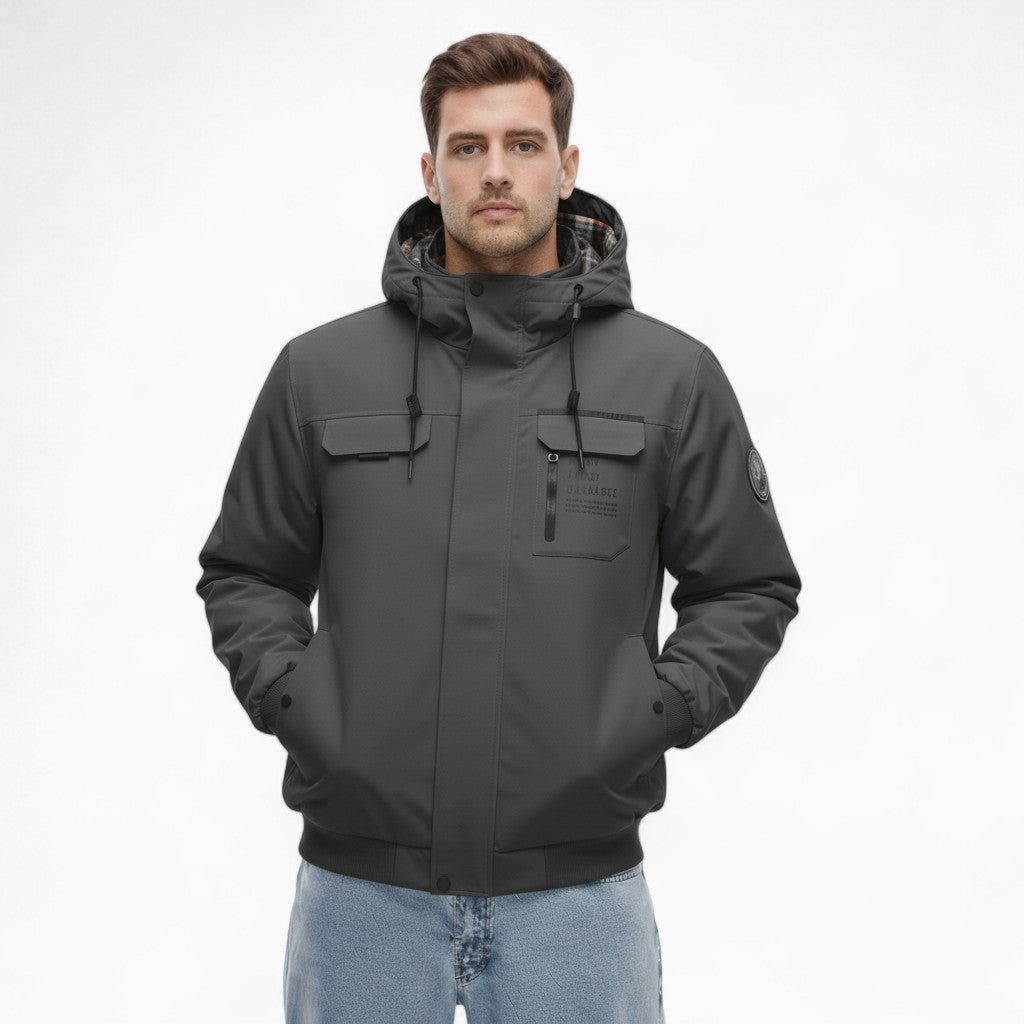 MATHIEU Hooded Zipper Jacket