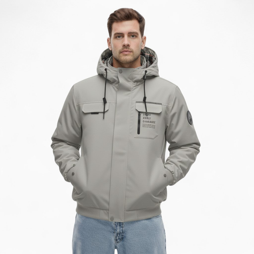 MATHIEU Hooded Zipper Jacket