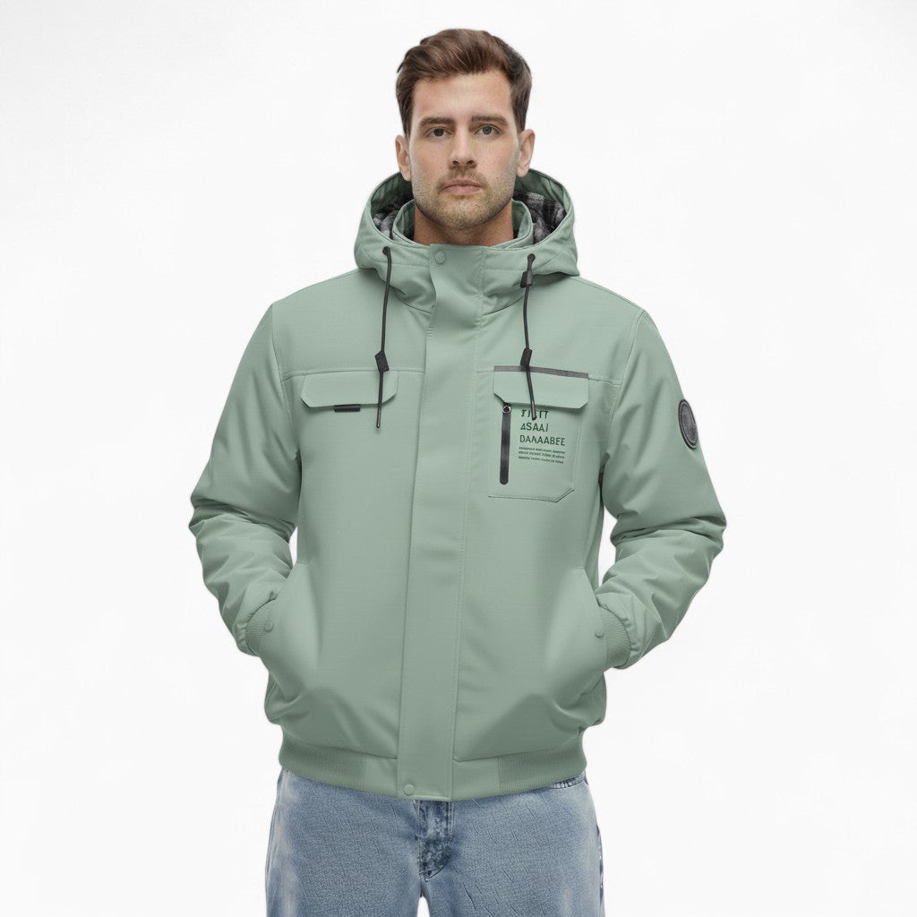 MATHIEU Hooded Zipper Jacket