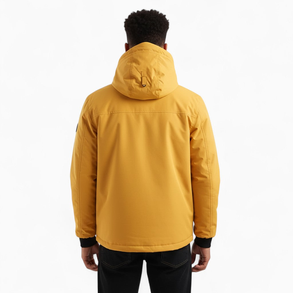 JASPER Hooded Jacket Zipper Detail