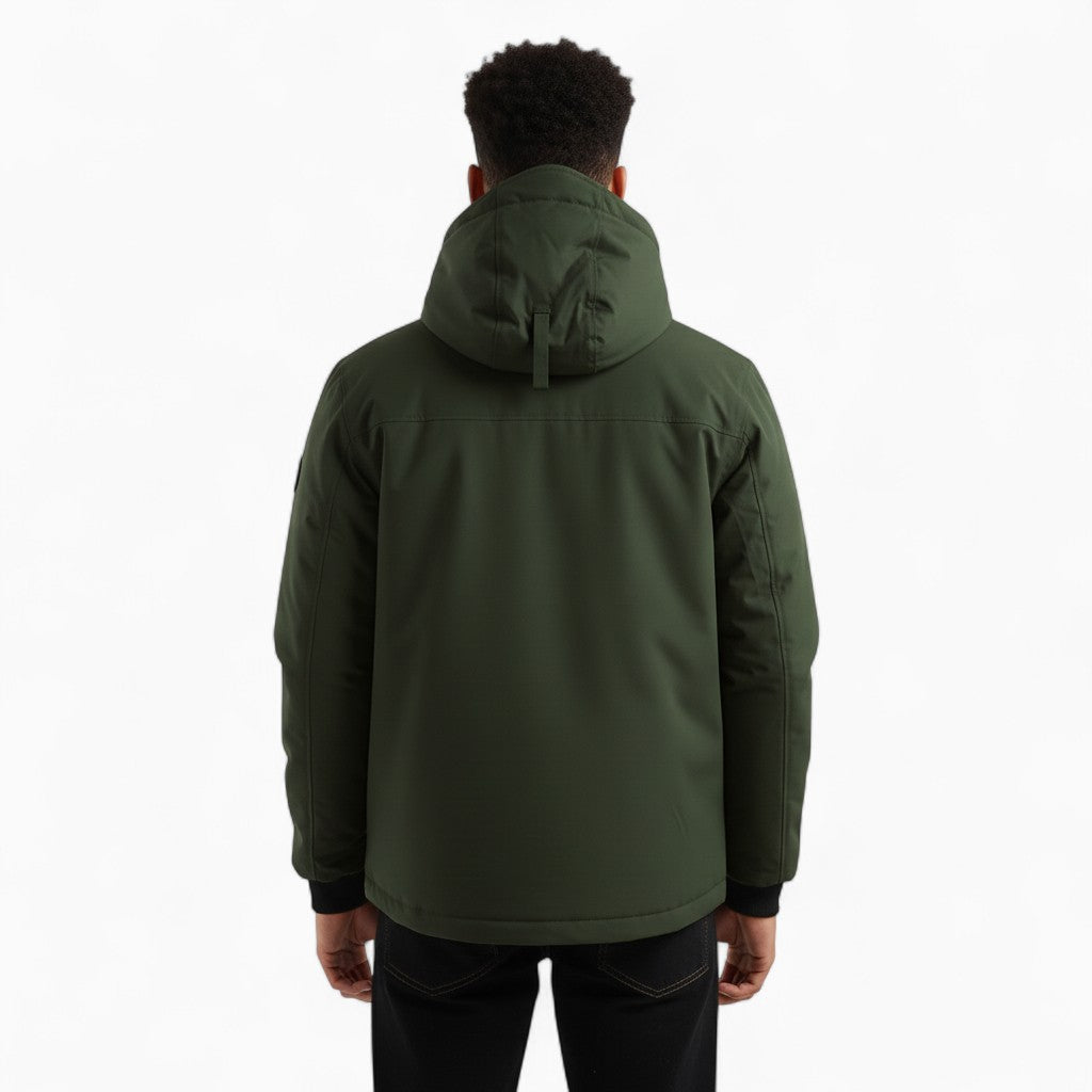 JASPER Hooded Jacket Zipper Detail