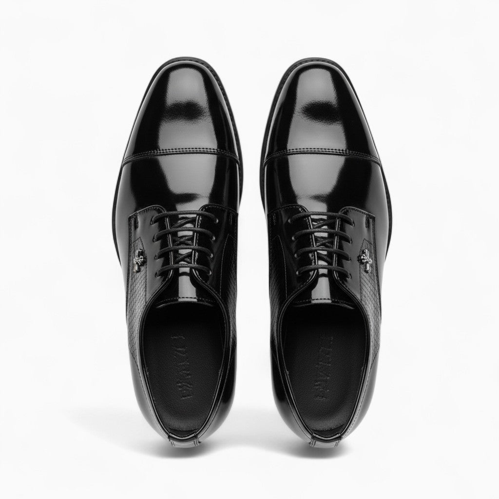 ALDERIC Patent Leather Oxford Shoes