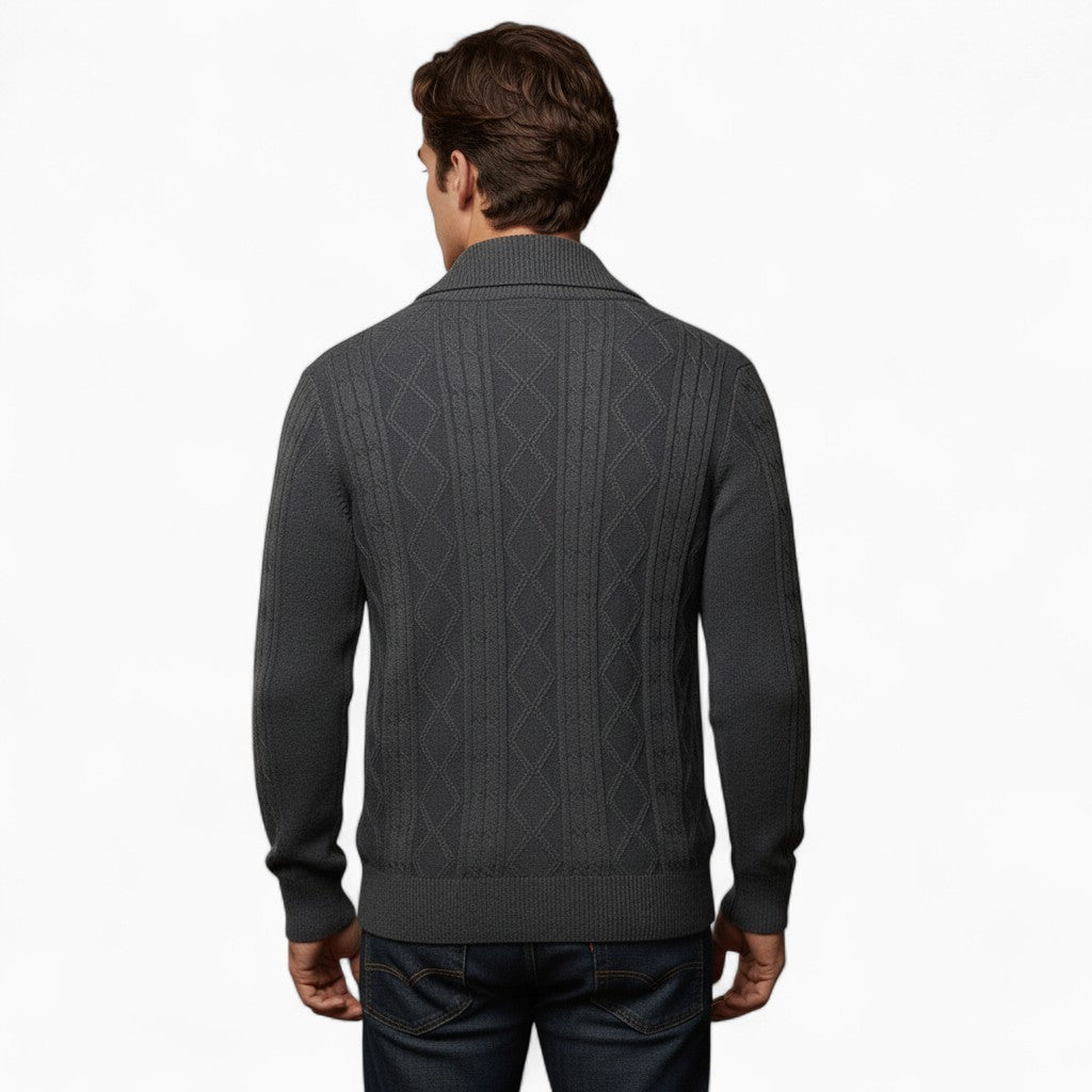 OSCAR V-neck Knit Cardigan