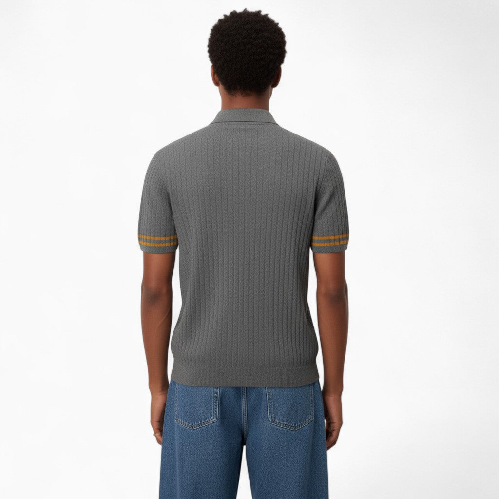 MILTON Breathable Zip-up Polo