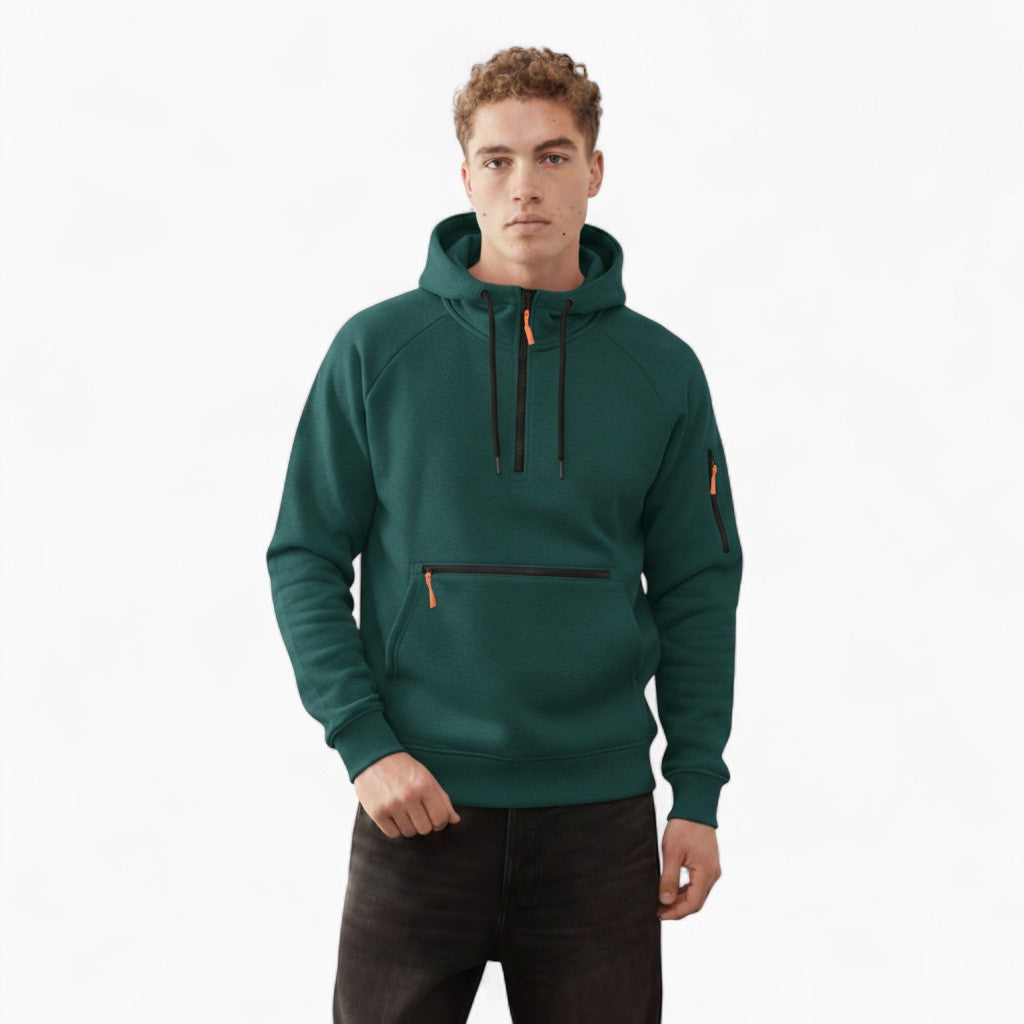 AXEL Quarter-Zip Hooded Pullover