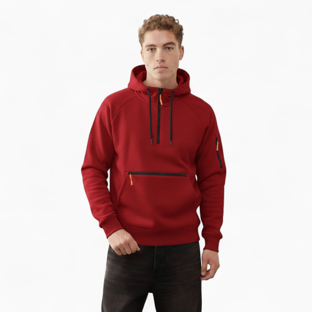AXEL Quarter-Zip Hooded Pullover