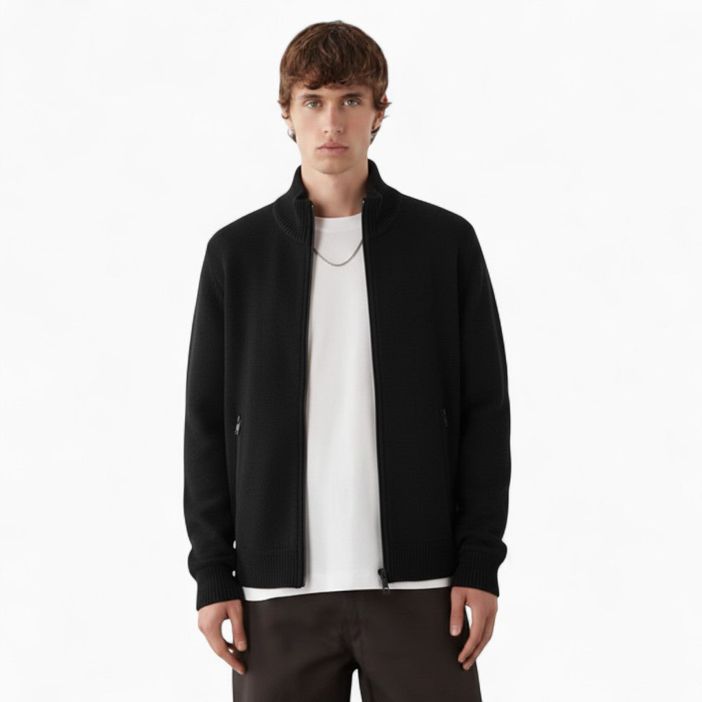 PERRY Fleece Full-Zip Cardigan