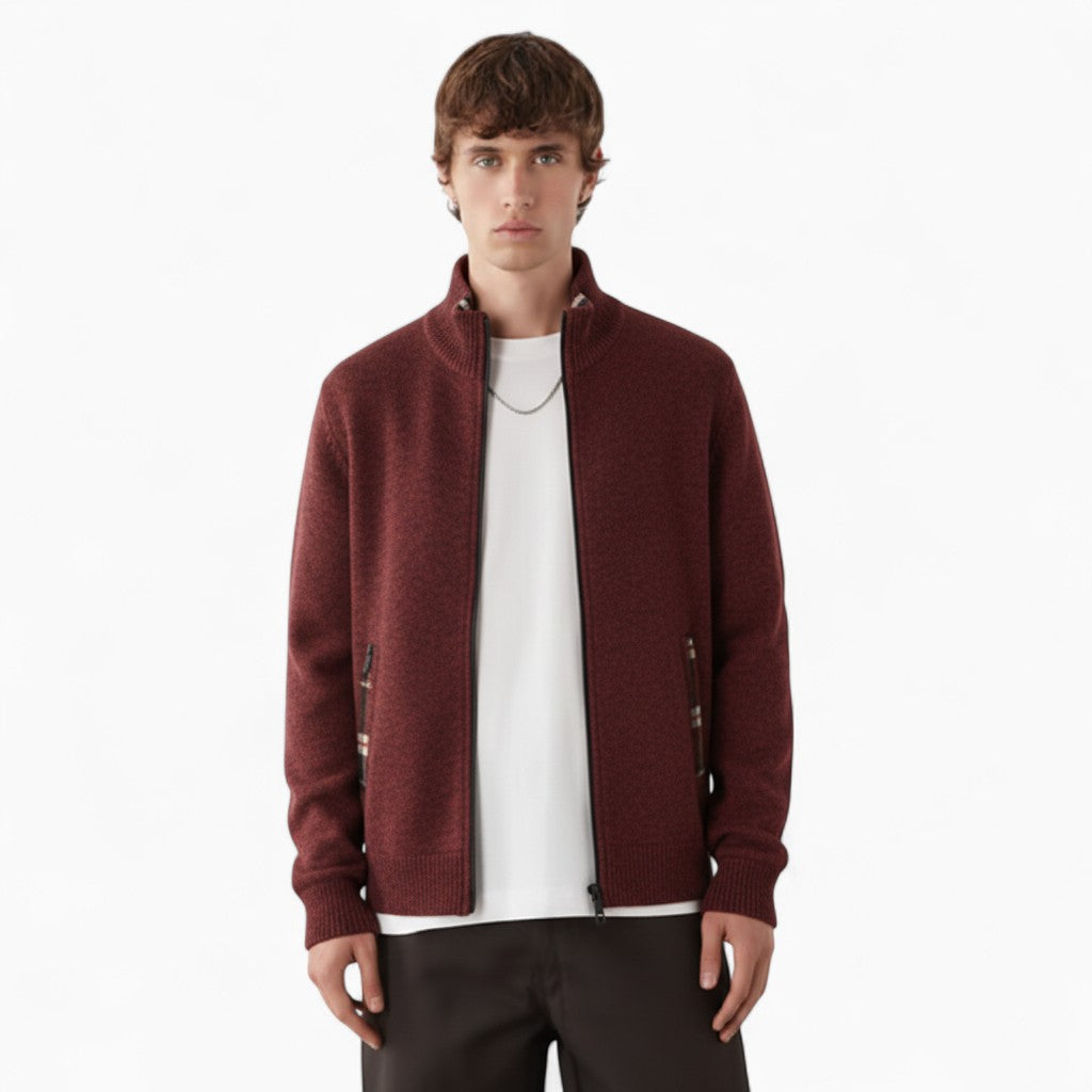 PERRY Fleece Full-Zip Cardigan