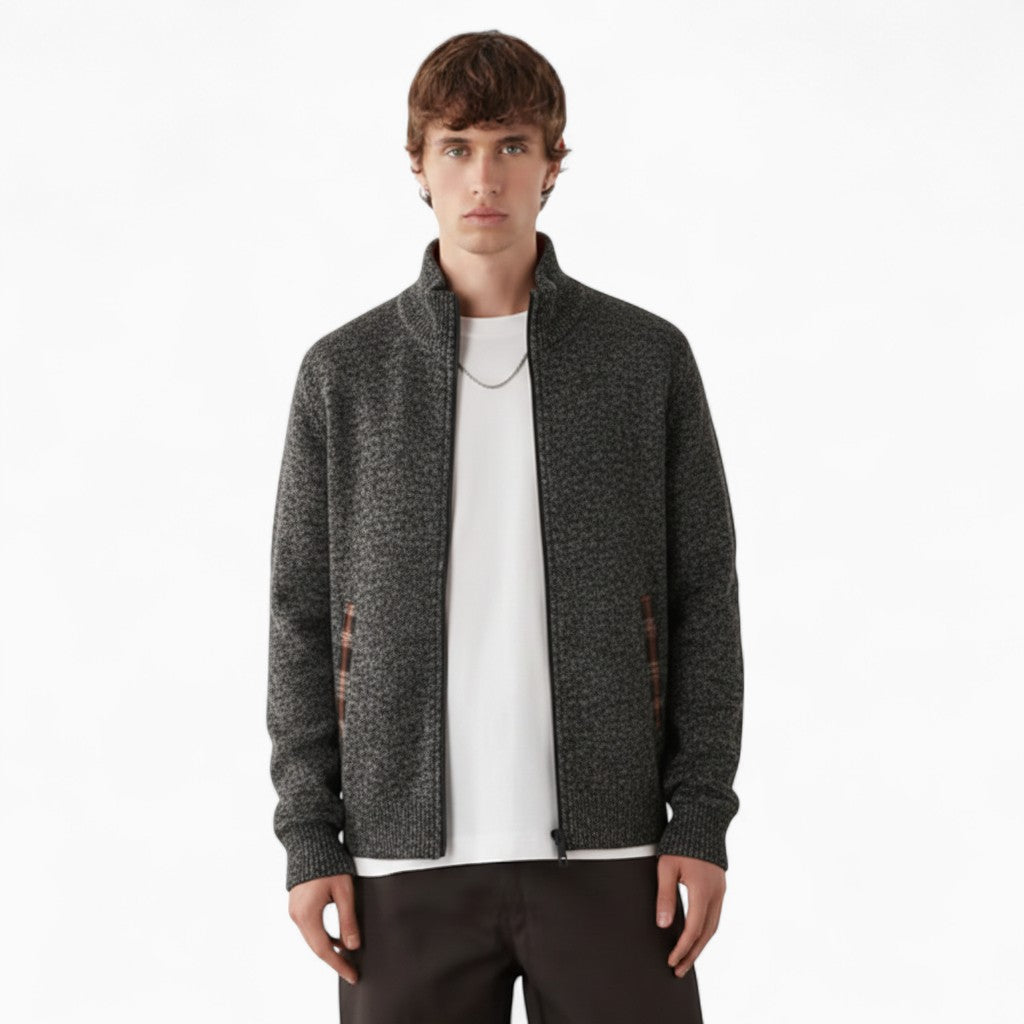 PERRY Fleece Full-Zip Cardigan