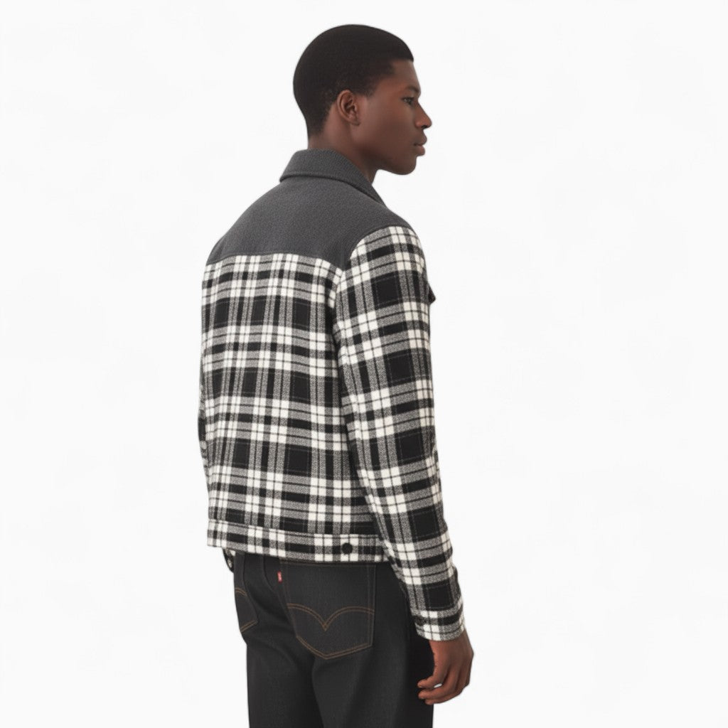 EDWARD Plaid Cotton Jacket with Pockets