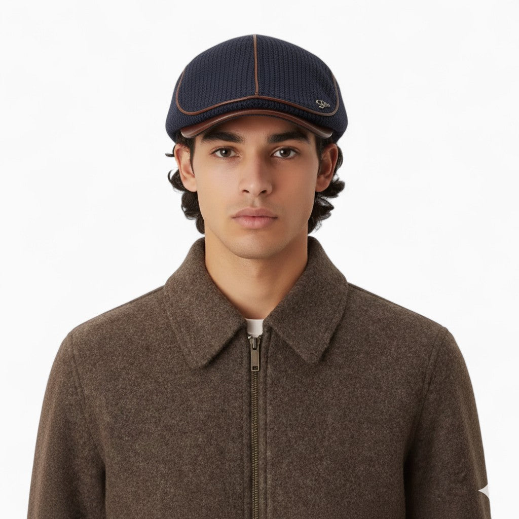 JAMESON Cotton Knit Beret Casual Multifunctional