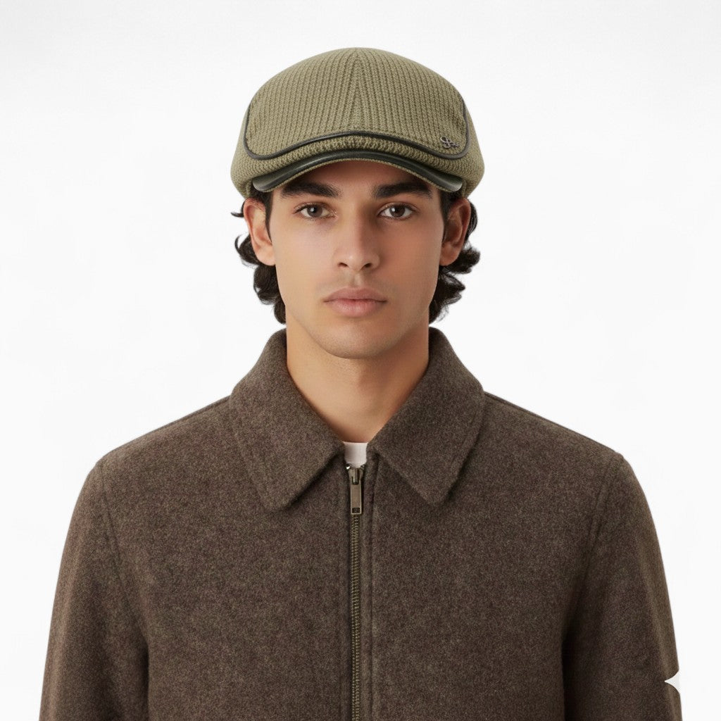 JAMESON Cotton Knit Beret Casual Multifunctional