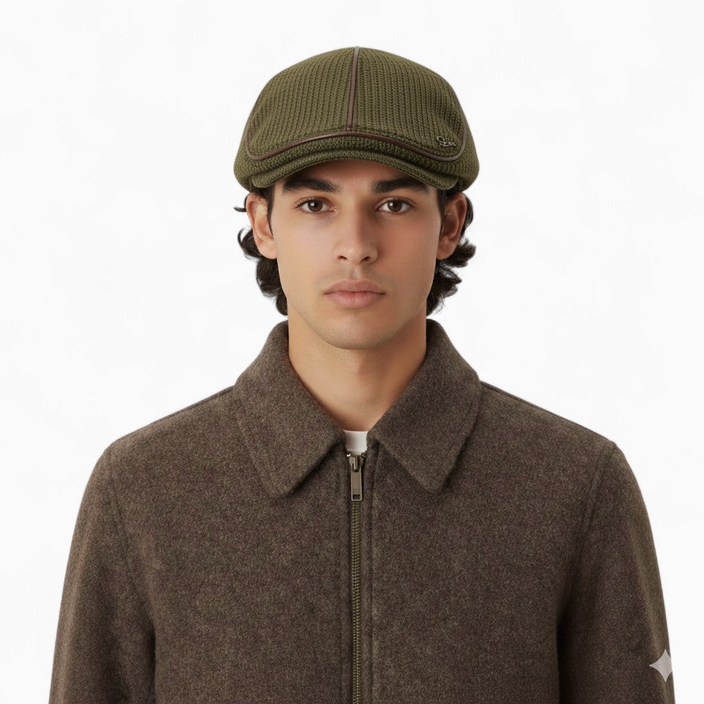 JAMESON Cotton Knit Beret Casual Multifunctional
