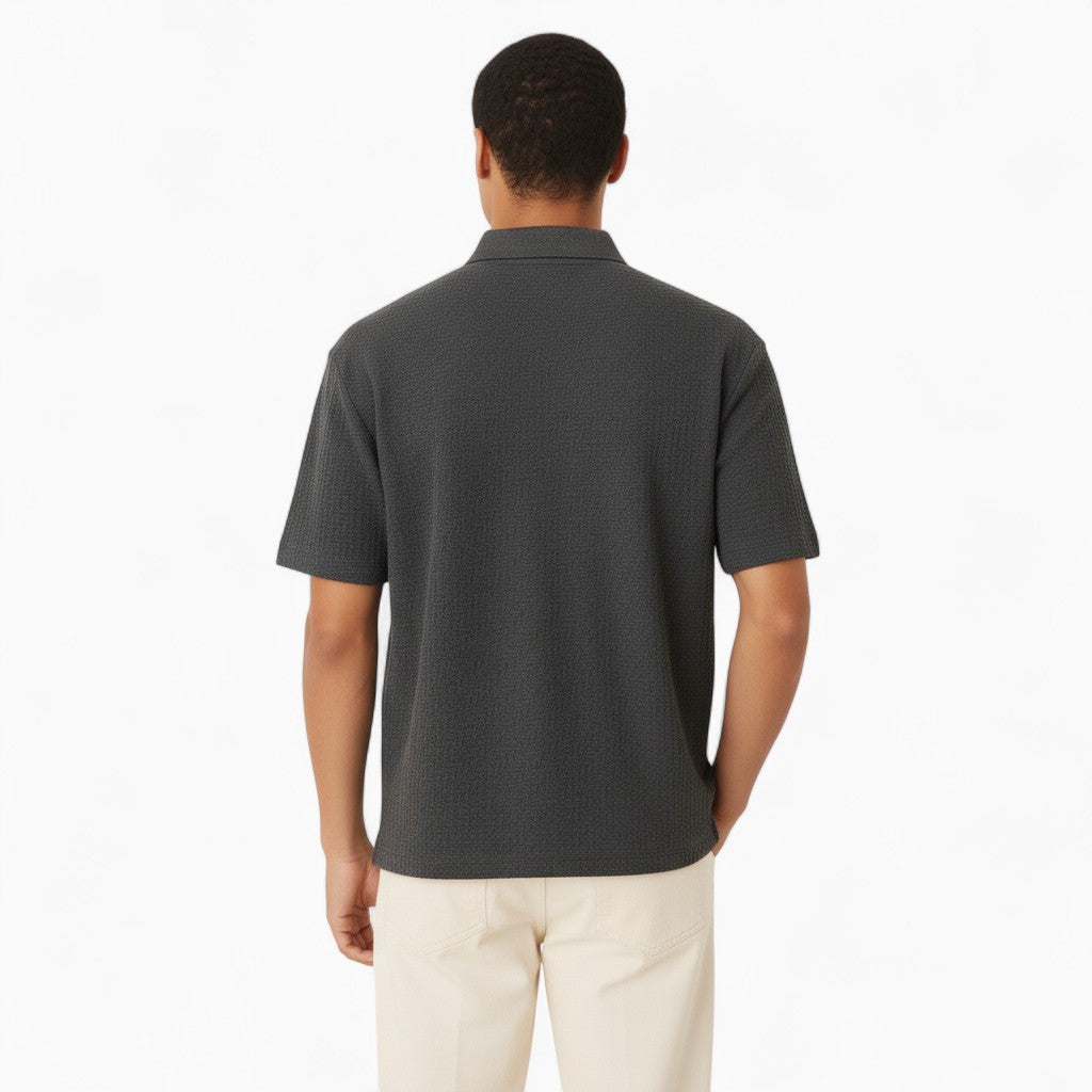 GORDON Casual Plaid Polo Shirt