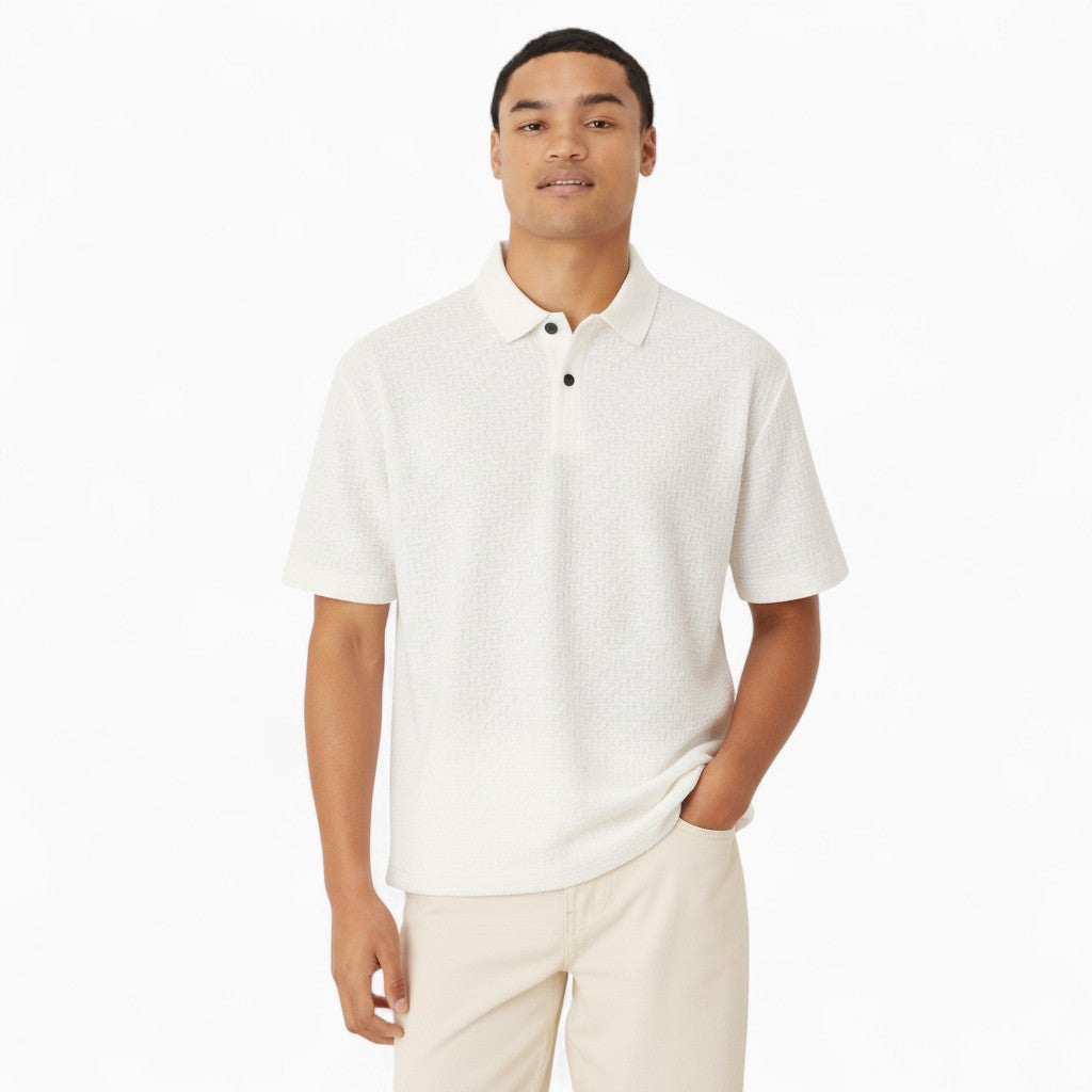 GORDON Casual Plaid Polo Shirt