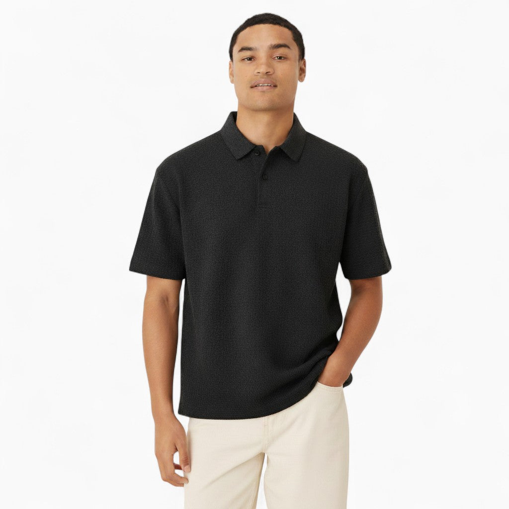 GORDON Casual Plaid Polo Shirt