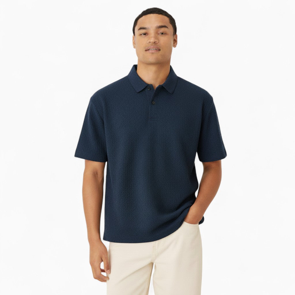 GORDON Casual Plaid Polo Shirt