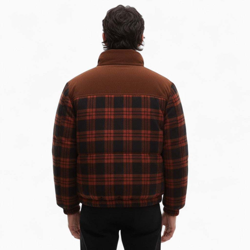 LOGAN Plaid Flannel Jacket with Fleece Lining