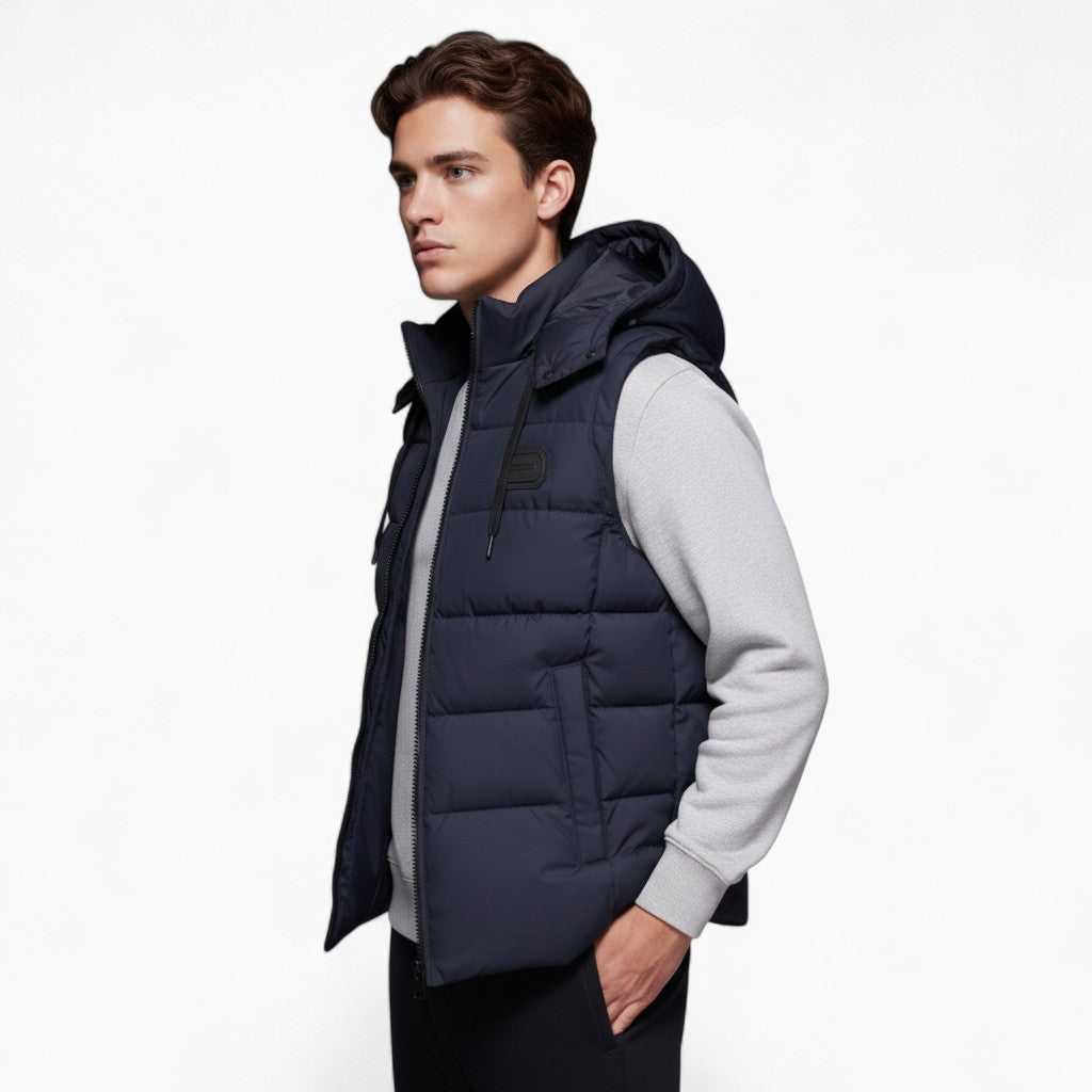 DEVON Hooded Cotton Vest
