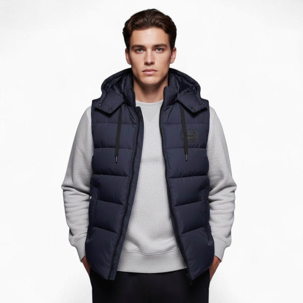 DEVON Hooded Cotton Vest