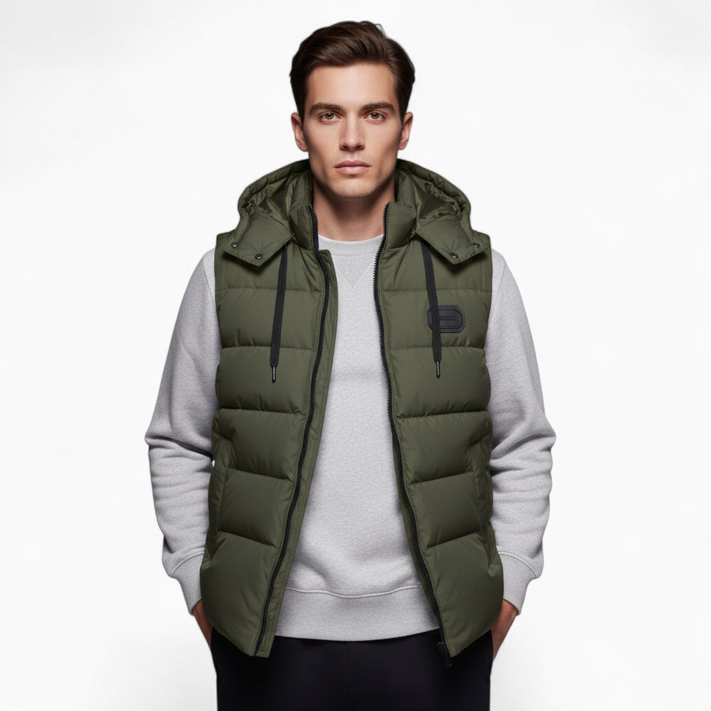 DEVON Hooded Cotton Vest