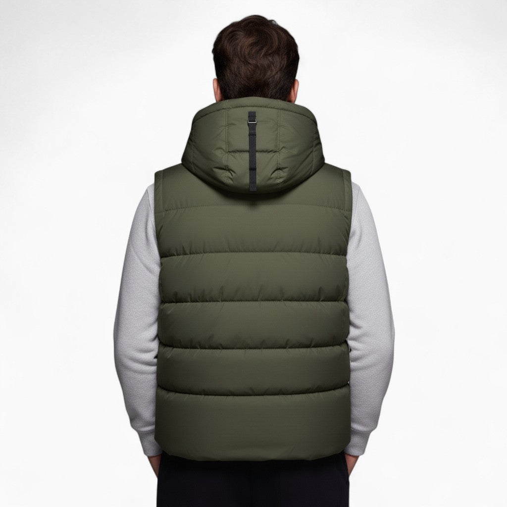 DEVON Hooded Cotton Vest