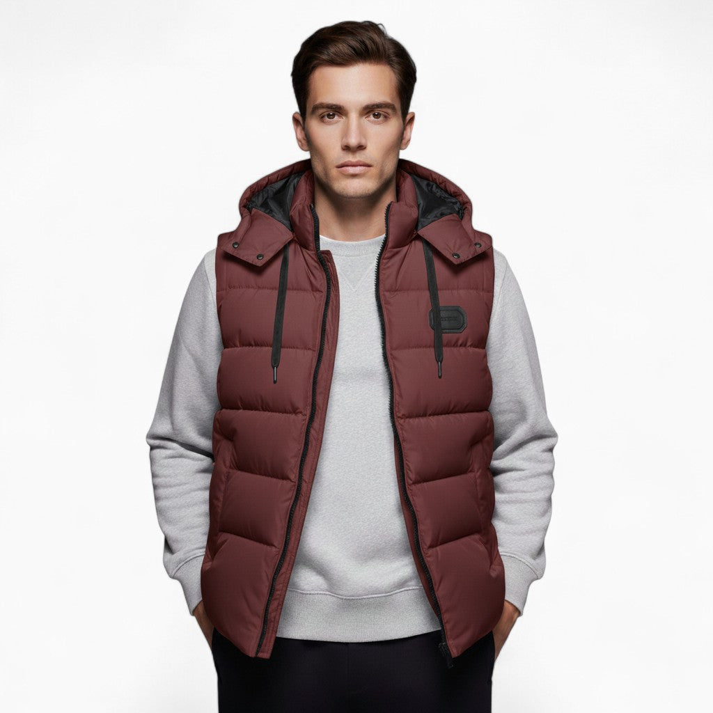 DEVON Hooded Cotton Vest