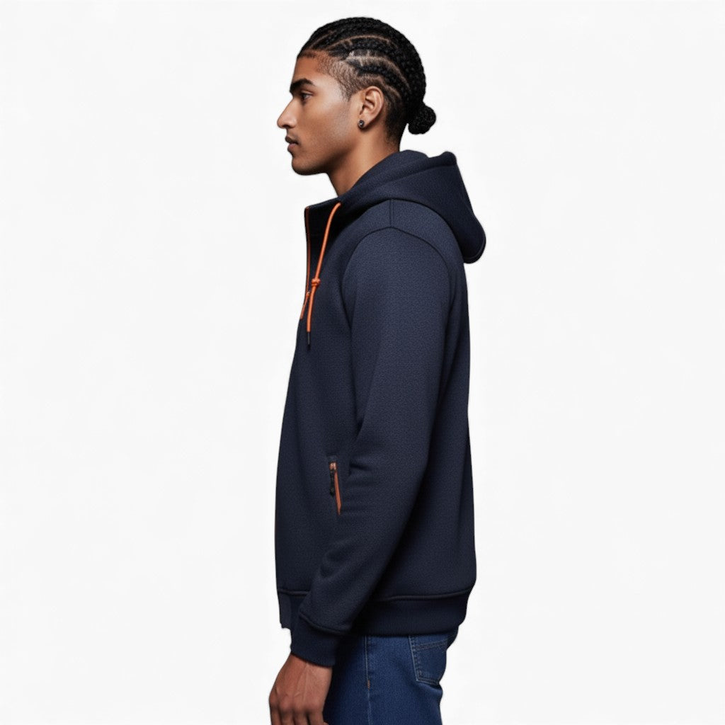 BYRON Casual Hoodie Full-Zip Regular Fit