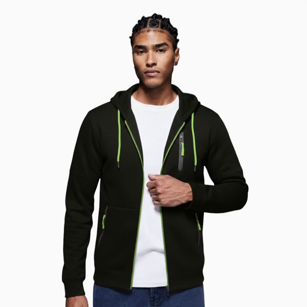 BYRON Casual Hoodie Full-Zip Regular Fit