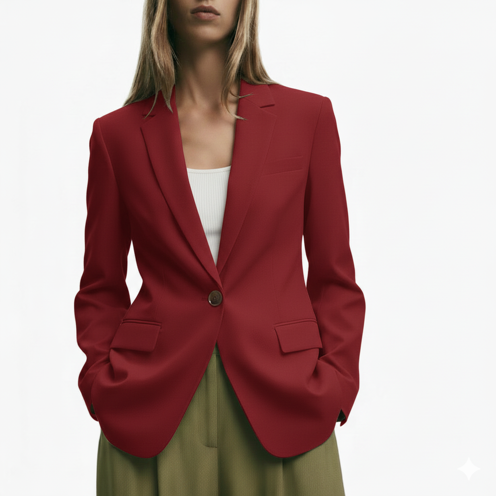 OLIVIA Casual Solid Blazer