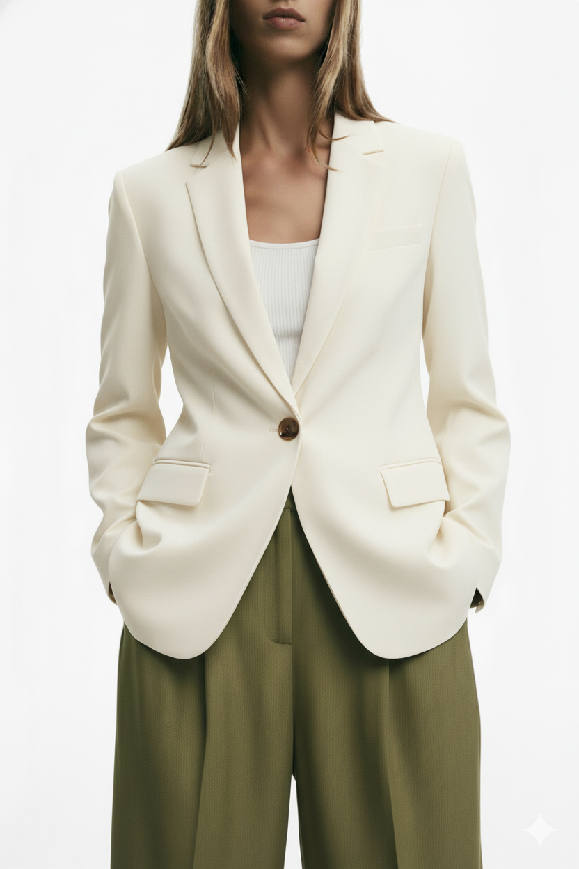 OLIVIA Casual Solid Blazer
