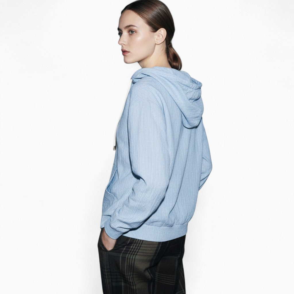 LUCY Casual Pullover Shirt with Button Closure