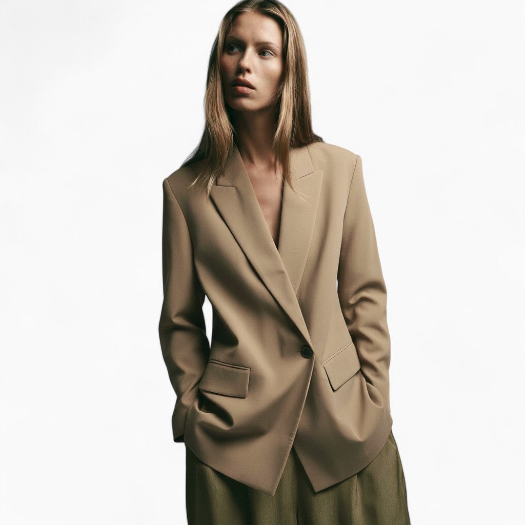 OLIVIA Casual Solid Blazer