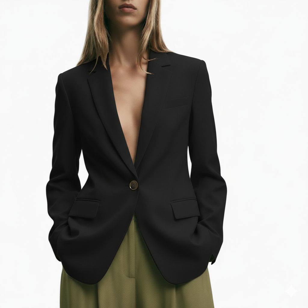 OLIVIA Casual Solid Blazer