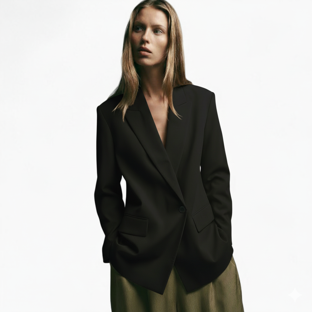 OLIVIA Casual Solid Blazer