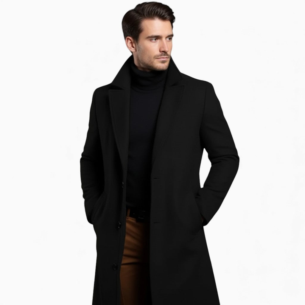 JEFFREY Slim Fit Wool Coat