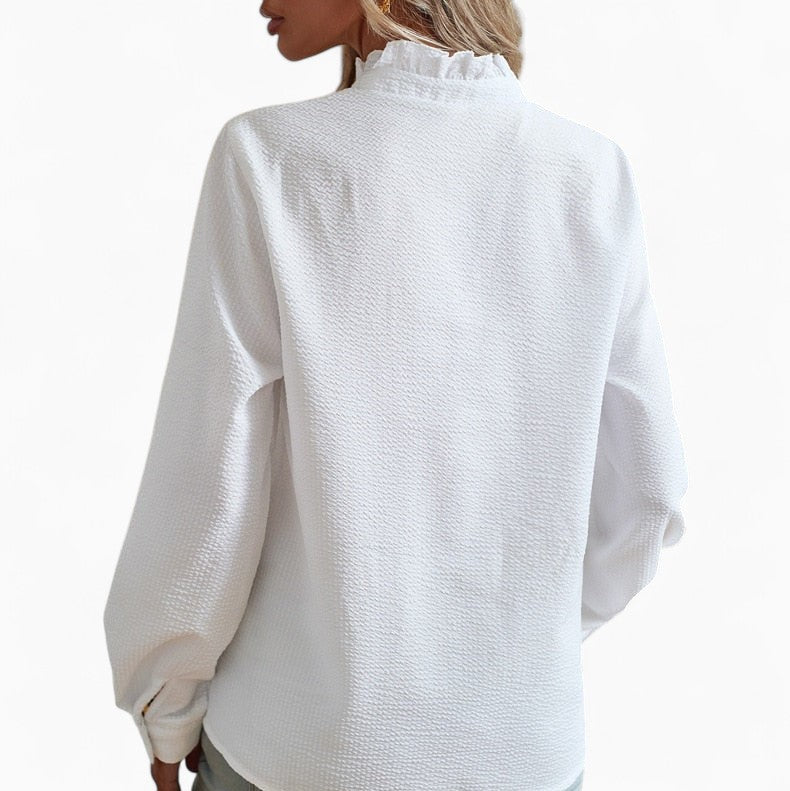 AURORA Ruffle Buttoned Shirt