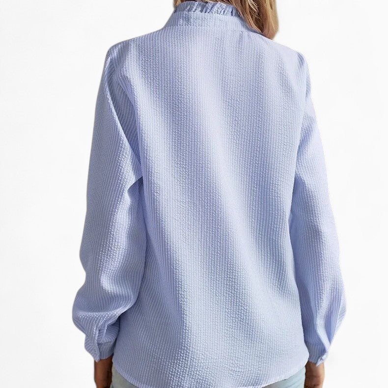 AURORA Ruffle Buttoned Shirt