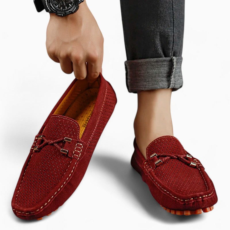 GIANNI  Leather Breathable Moccasins