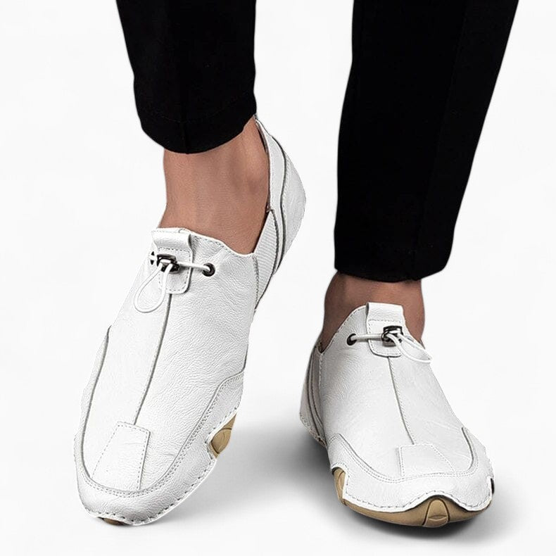 LORENZO Genuine Leather Boat Shoes