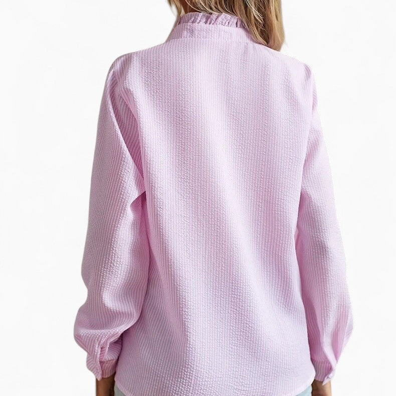 AURORA Ruffle Buttoned Shirt