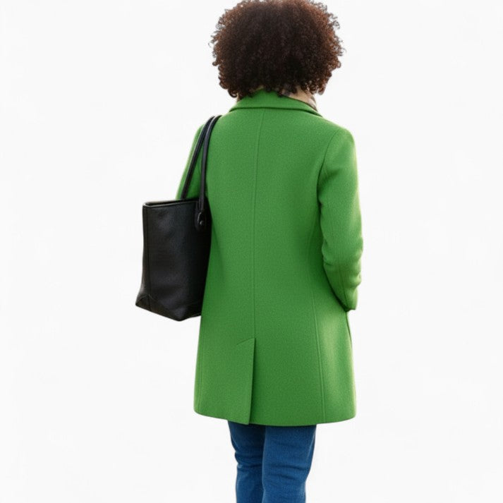 SOPHIE Wool Button-Front Coat