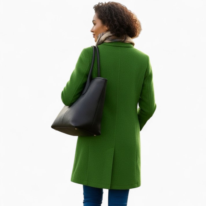 SOPHIE Wool Button-Front Coat