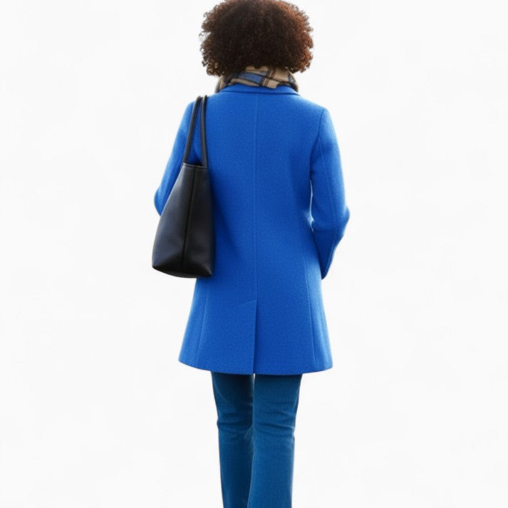 SOPHIE Wool Button-Front Coat