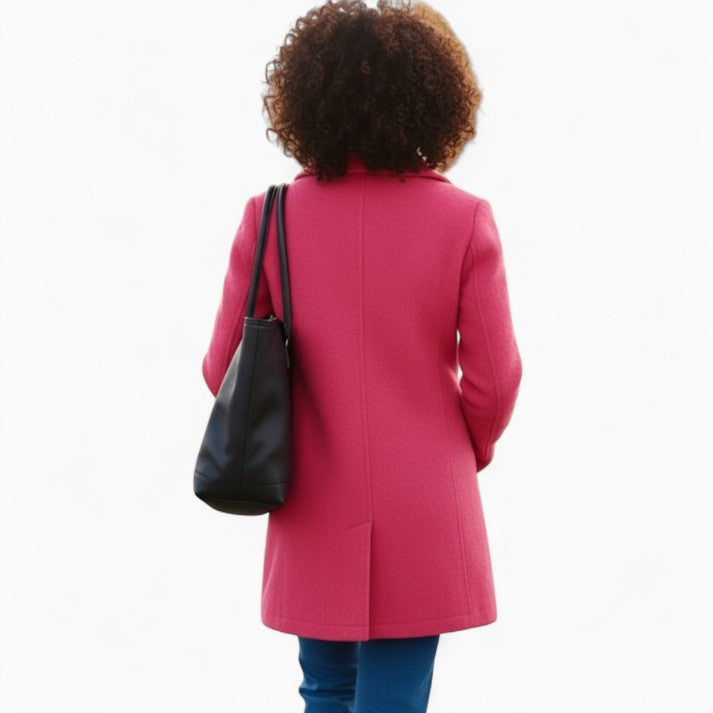 SOPHIE Wool Button-Front Coat